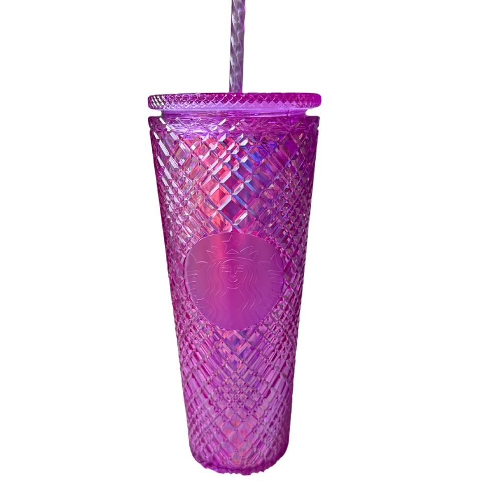 Starbucks Tumbler Purple Diamond Jewel Tone 24oz